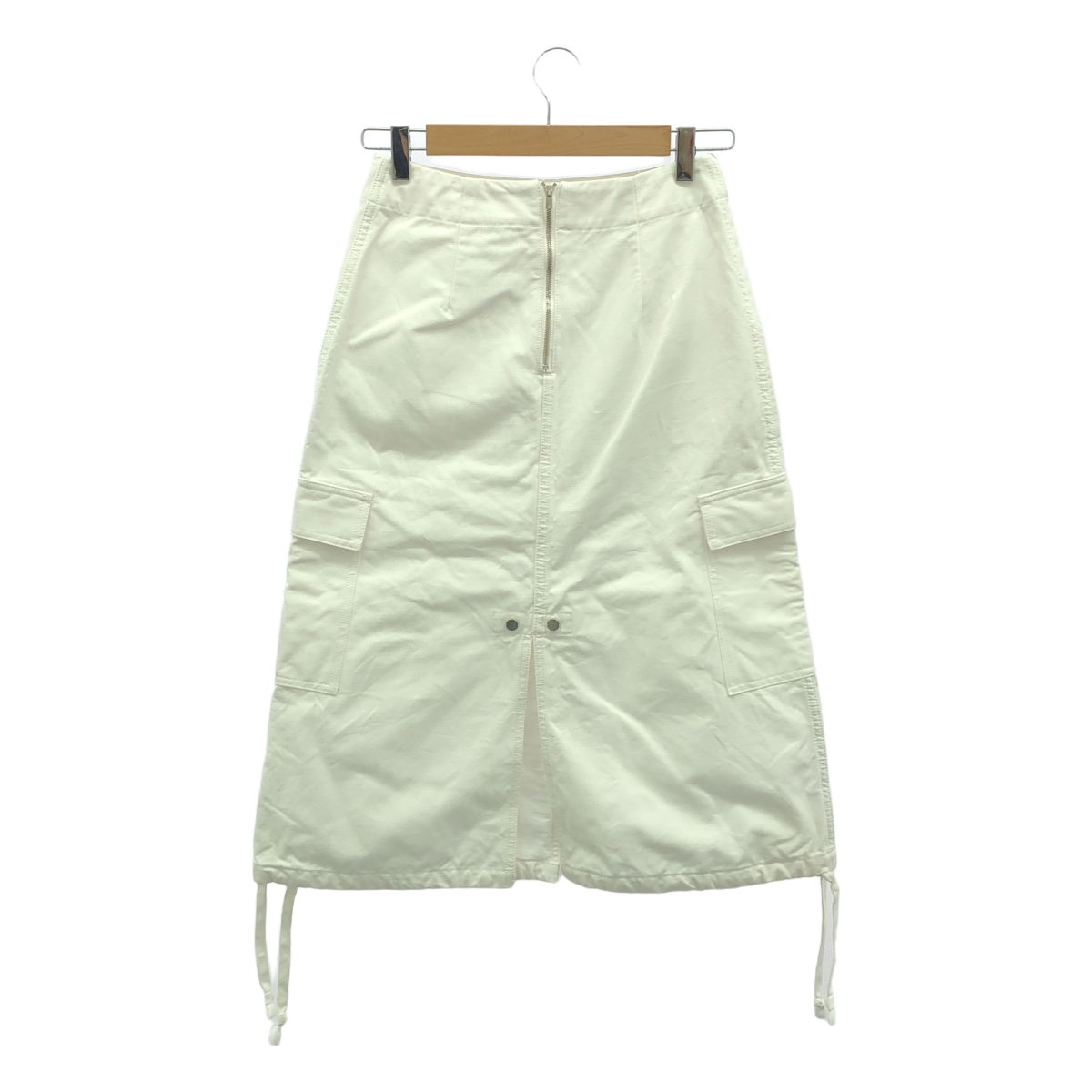 CINOH / チノ ドローストリング ミリタリー ベイカー スカート