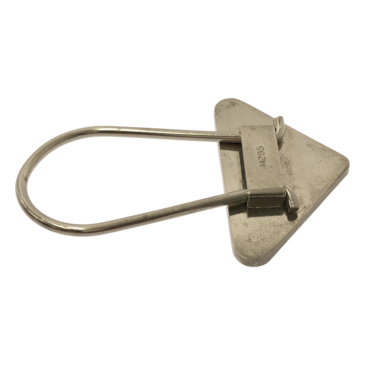 PRADA / プラダ 三角 ロゴプレート キーリング / M285