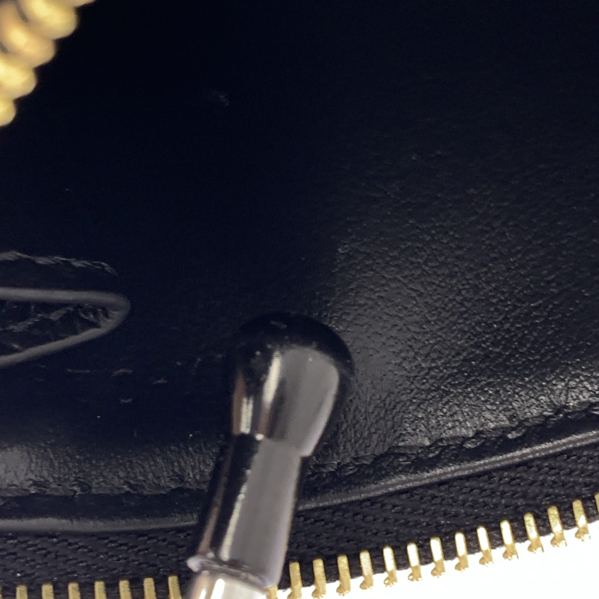 CELINE / セリーヌ レザー コンパクト ジップドカードホルダー