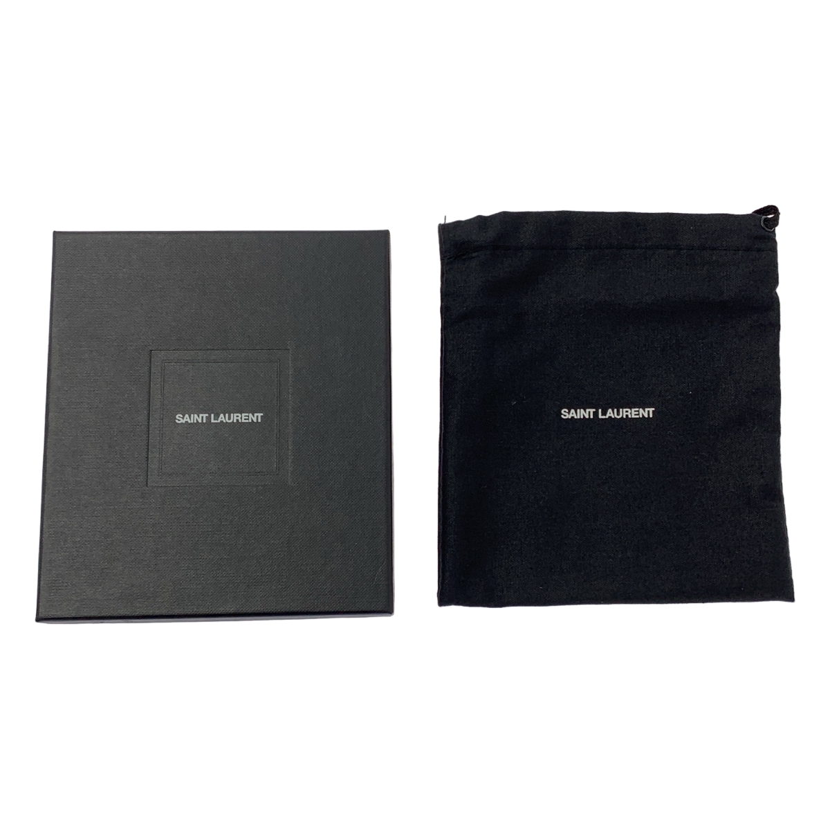 SAINT LAURENT / サンローラン レザー フラグメント コイン カードケース ユニセックス