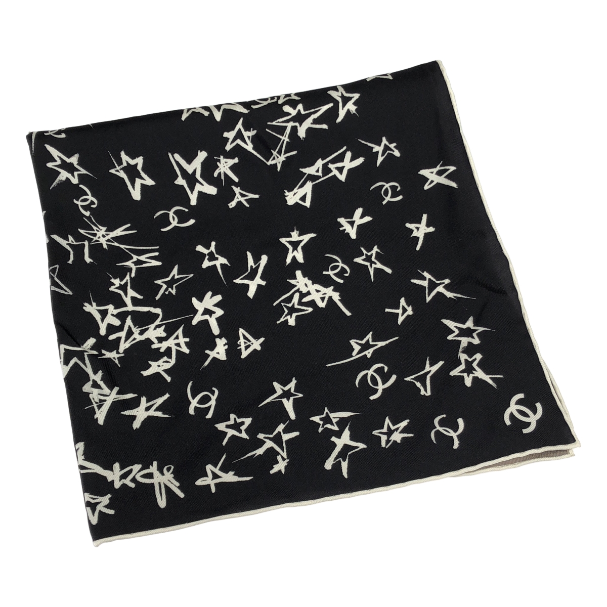 CHANEL / シャネル AA8009 ココマーク シルク スカーフ シュシュ セット