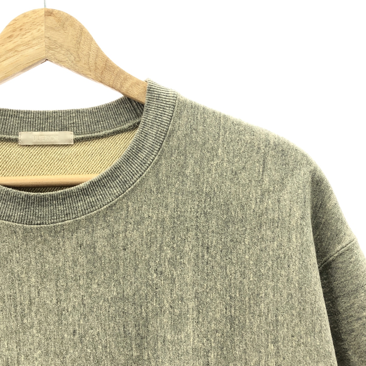 ULTERIOR / アルテリア VINTAGE FADED TERRY RW SWEAT SHIRT ヴィンテージフェード リバースウィーブ型 スウェット