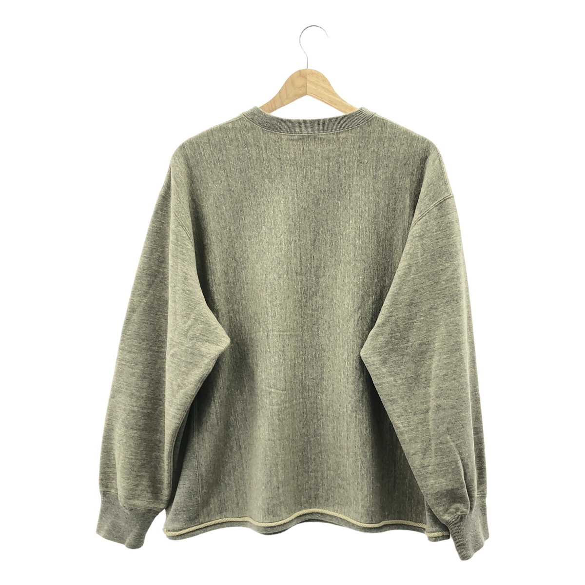 ULTERIOR / アルテリア VINTAGE FADED TERRY RW SWEAT SHIRT ヴィンテージフェード リバースウィーブ型 スウェット