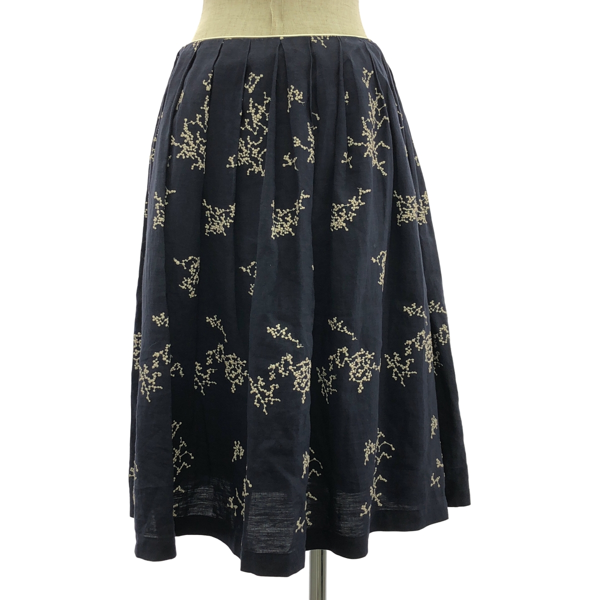 mina perhonen / ミナペルホネン senko-hanabi / リネン タック スカート