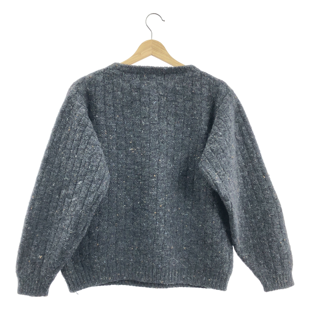 John Molloy / ジョンモロイ ウール クルーネック ケーブルニット