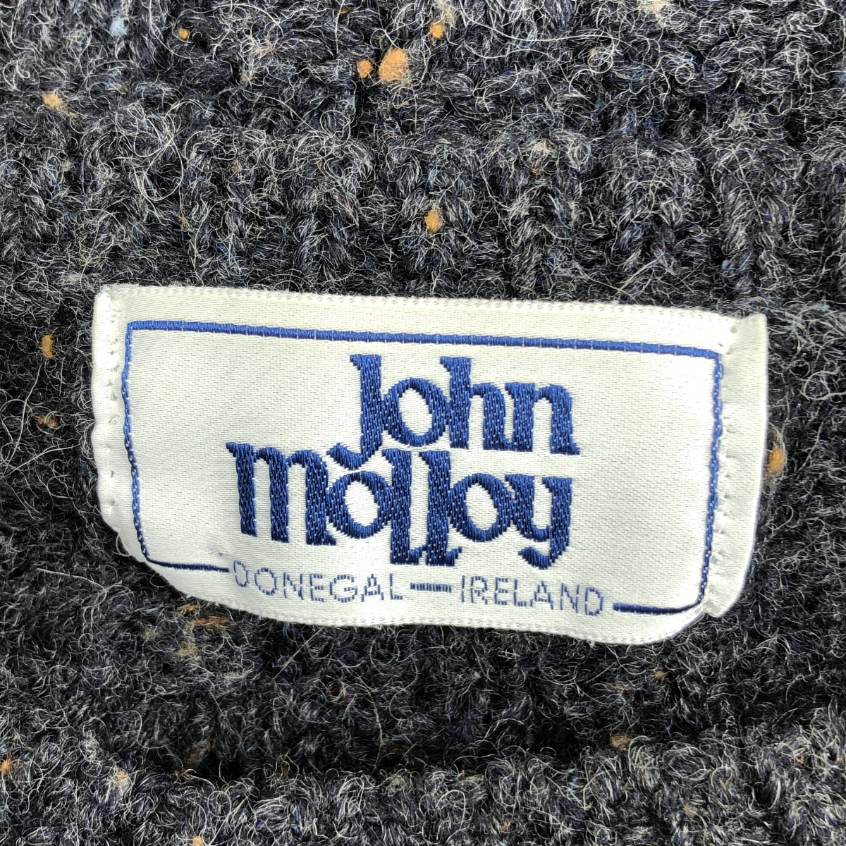 John Molloy / ジョンモロイ ウール クルーネック ケーブルニット