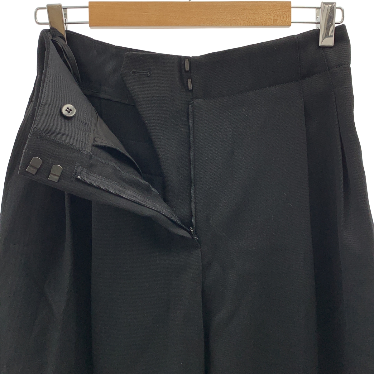 EMPORIO ARMANI / エンポリオアルマーニ 2タック ウール ワイドパンツ