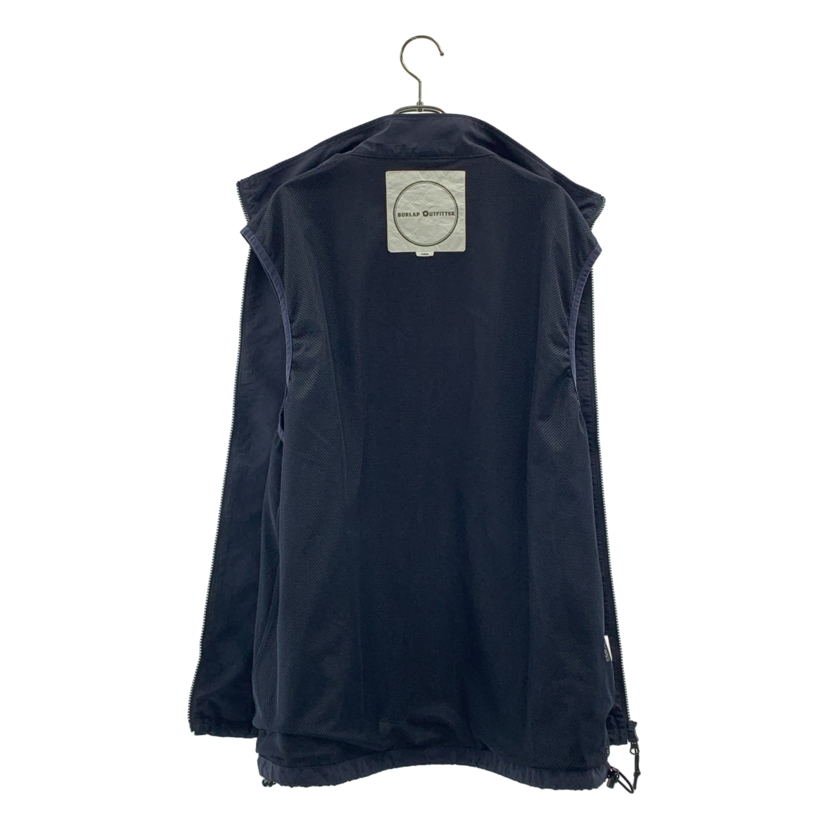BURLAP OUTFITTER / バーラップアウトフィッター オーバーシルエット ジップ ベスト / メッシュ総裏地