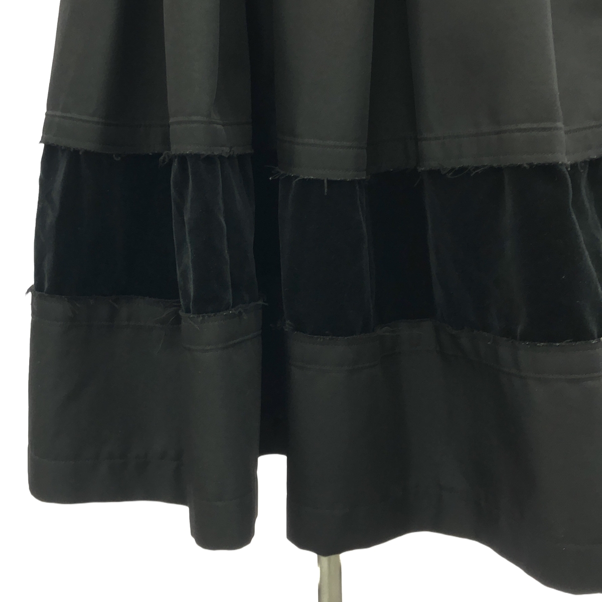 COMME des GARCONS COMME des GARCONS / コムコム ベロア 裁断 フレア イージースカート