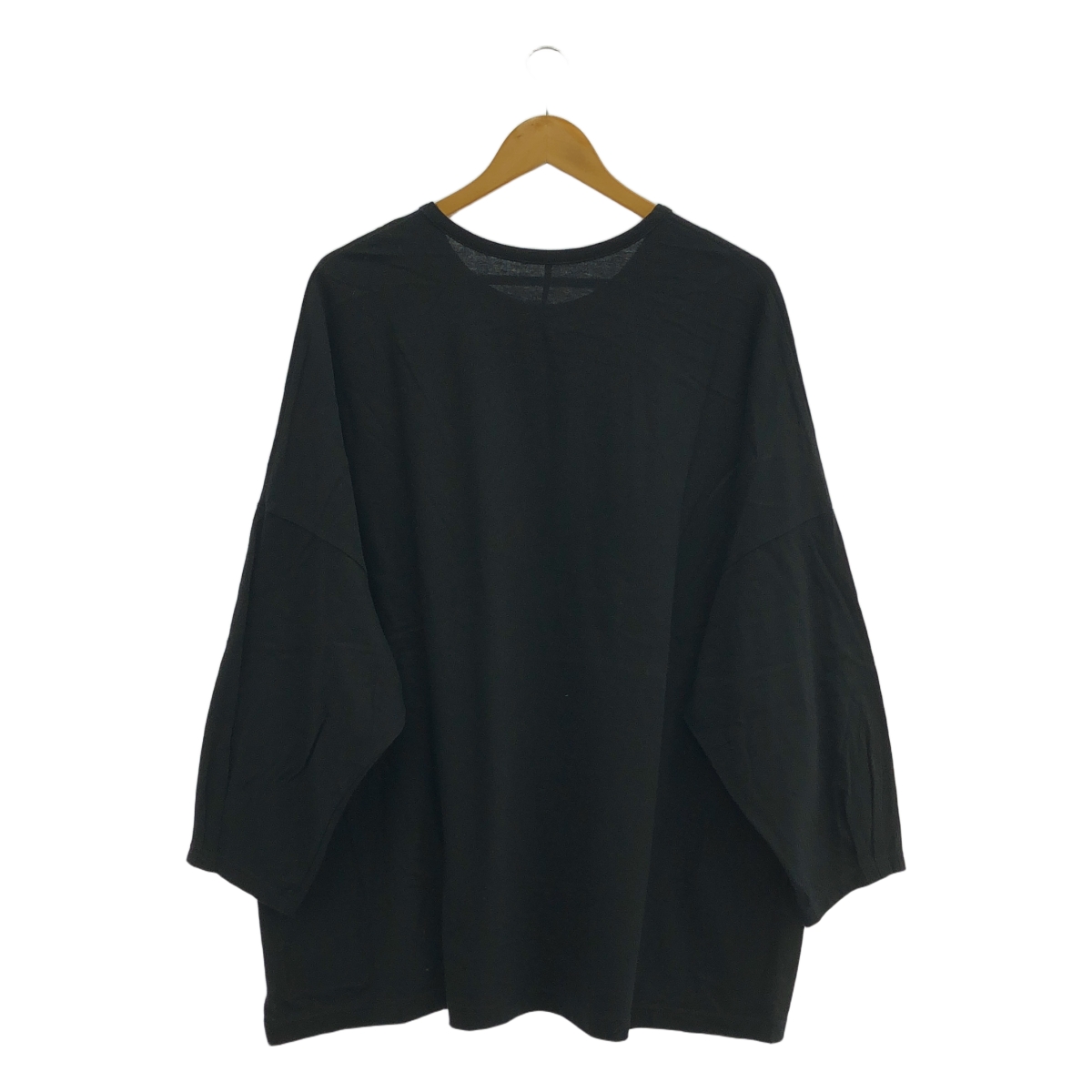 B YOHJI YAMAMOTO / ビーヨウジヤマモト ドルマンスリーブ Yロゴ クルーネックカットソー