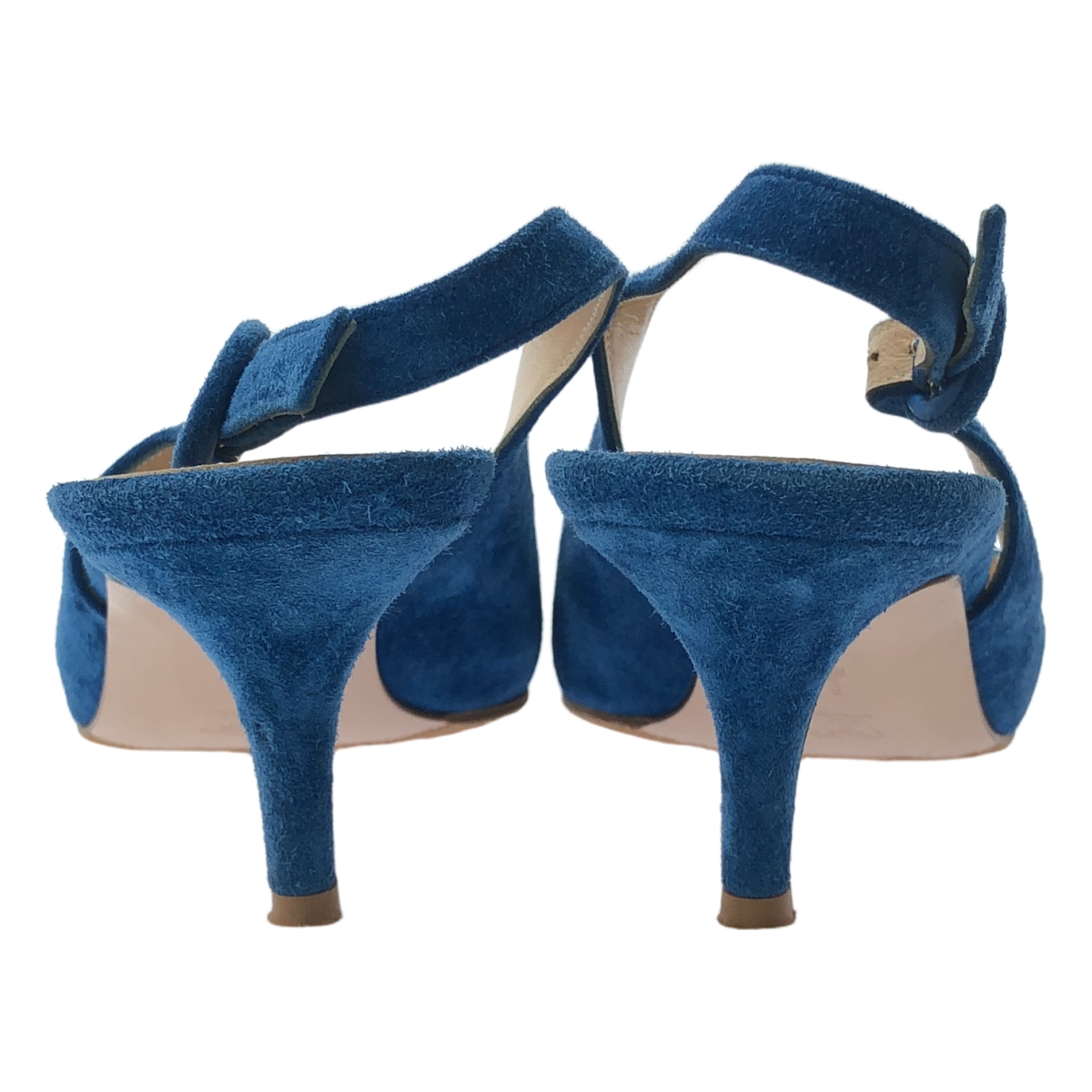 Gianvito Rossi / ジャンヴィトロッシ ANNA / スエードレザー スリングバック ポインテッドトゥ パンプス