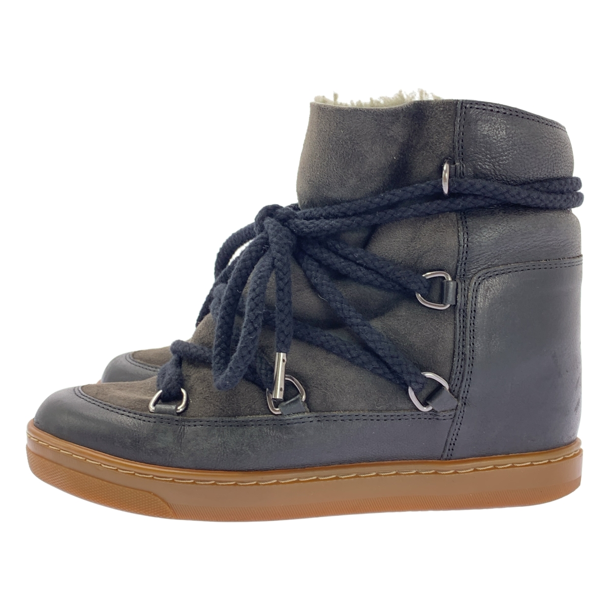 ISABEL MARANT ETOILE / イザベルマランエトワール レースアップ 裏ボア ムートン ブーツ