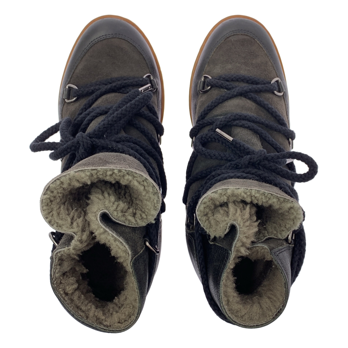 ISABEL MARANT ETOILE / イザベルマランエトワール レースアップ 裏ボア ムートン ブーツ