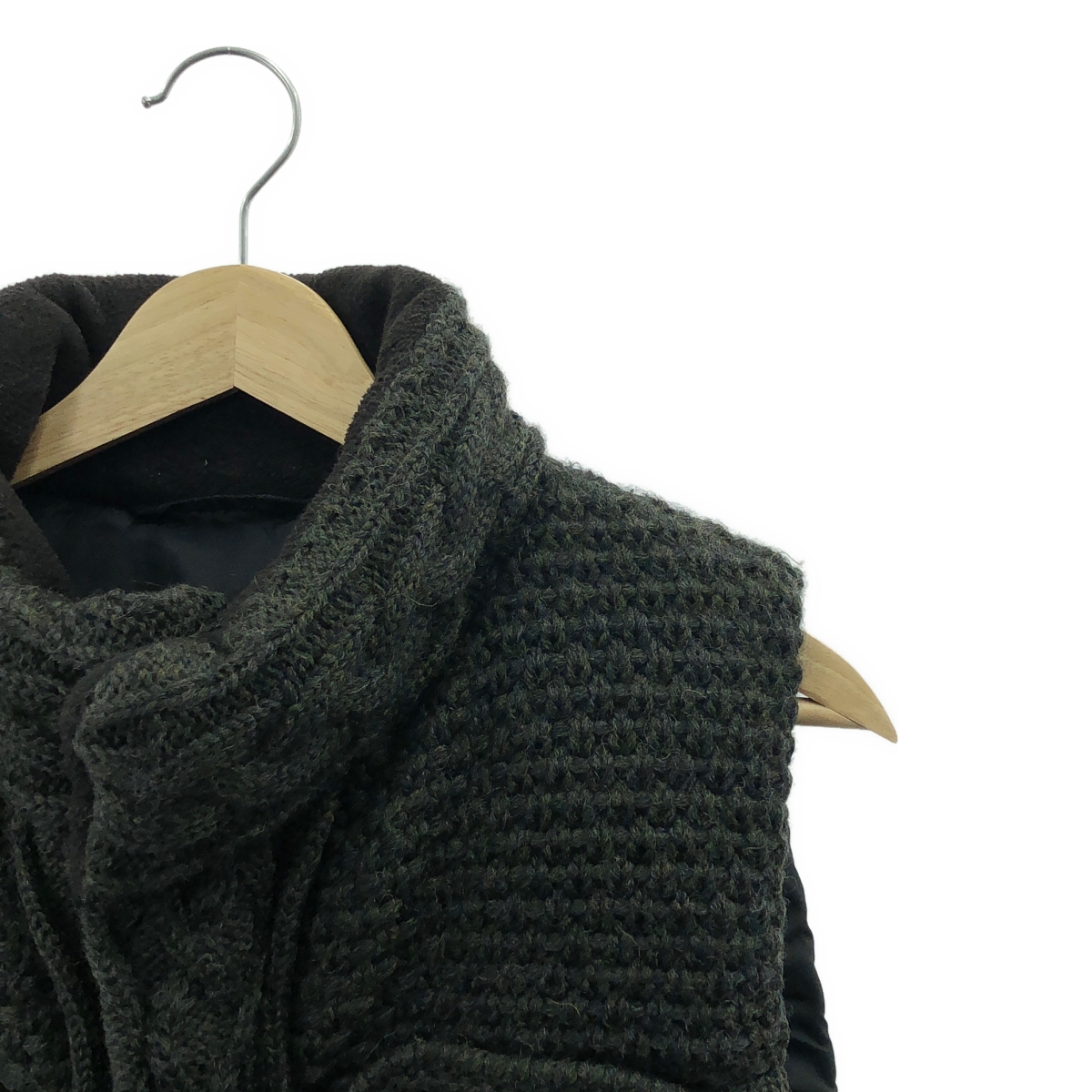 MIHARA YASUHIRO / ミハラヤスヒロ ケーブルニット ダウンベスト