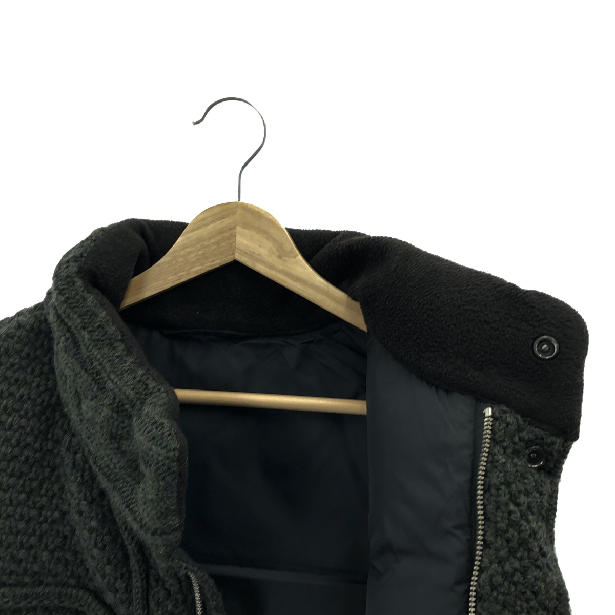 MIHARA YASUHIRO / ミハラヤスヒロ ケーブルニット ダウンベスト