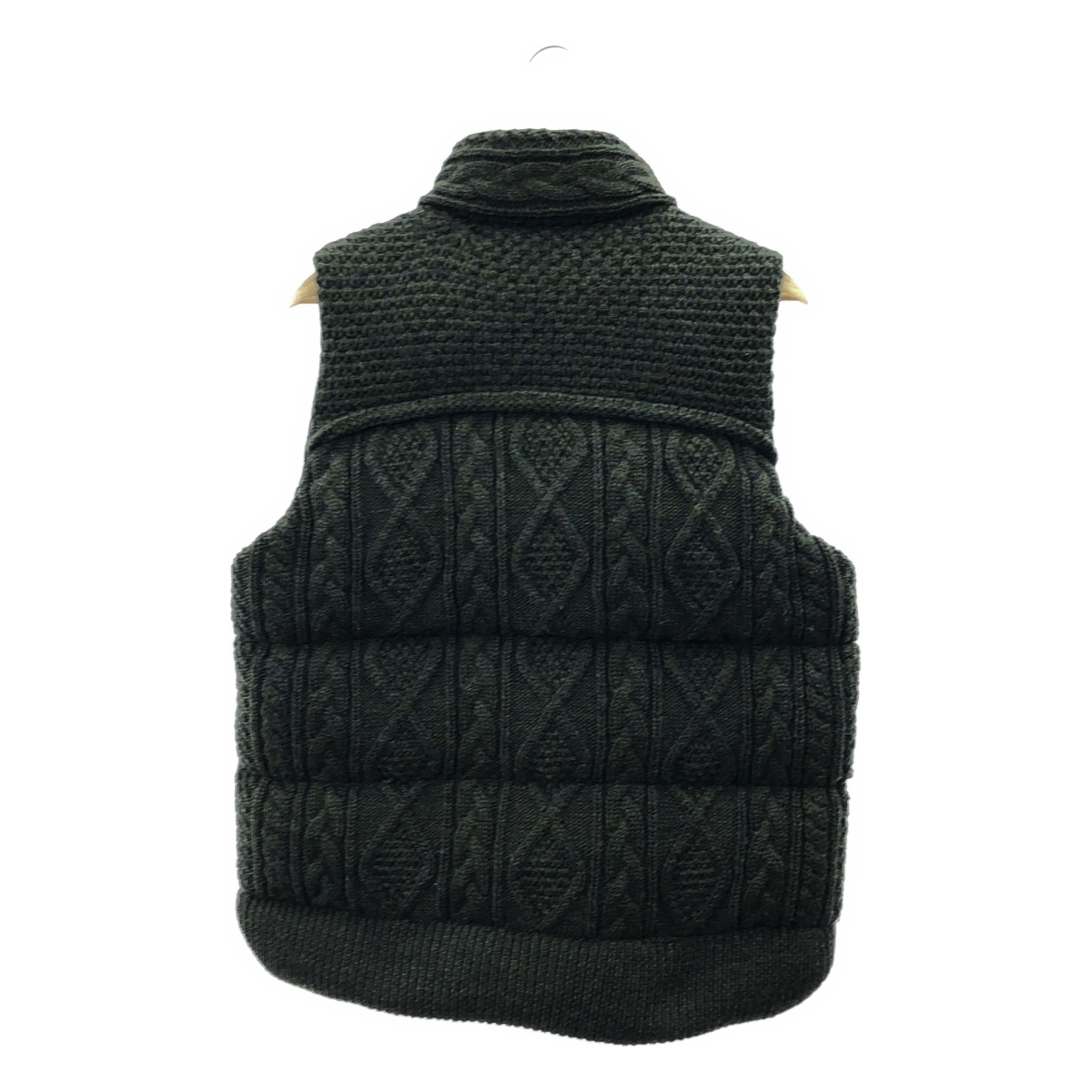 MIHARA YASUHIRO / ミハラヤスヒロ ケーブルニット ダウンベスト