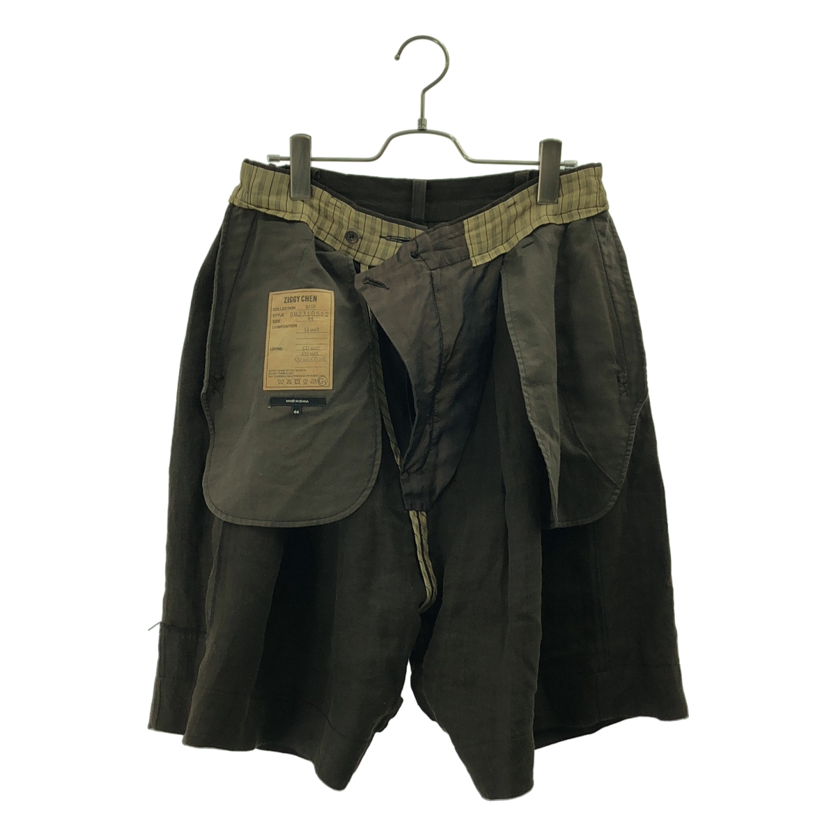 ziggy chen / ジギーチェン PLEATED WIDE SHORTS / 2タック ワイド ショートパンツ ショーツ