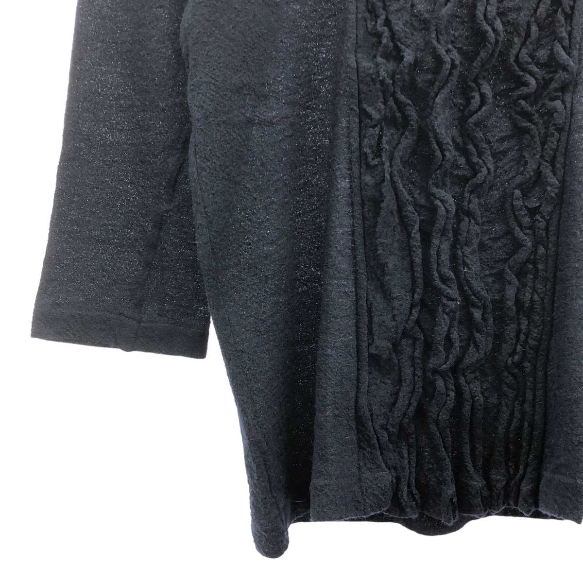 tricot COMME des GARCONS / トリココムデギャルソン ウール フリル装飾 ニット セーター