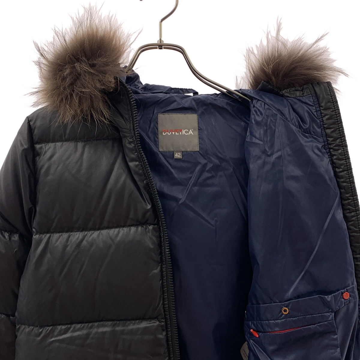 DUVETICA / デュベティカ kappa カッパ ファー付き フーデッド ダウンコート