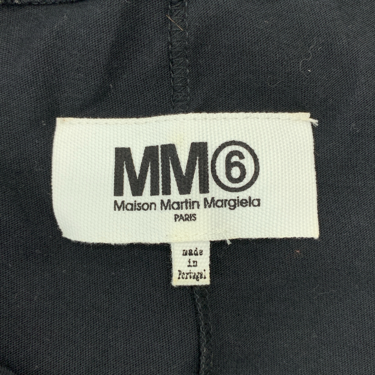 MM6 Maison Martin Margiela / エムエムシックスメゾンマルタンマルジェラ アシンメトリー Vネック ノースリーブワンピース