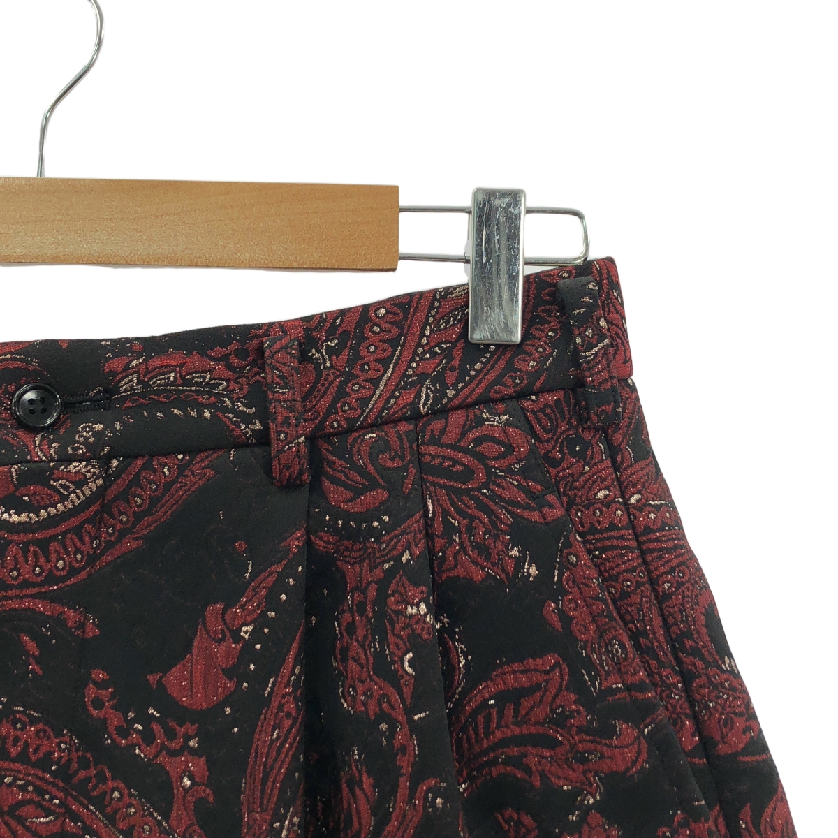 COMME des GARCONS HOMME PLUS / コムデギャルソンオムプリュス 甲冑 総柄 ジャガード 2タック ワイド ショートパンツ ショーツ