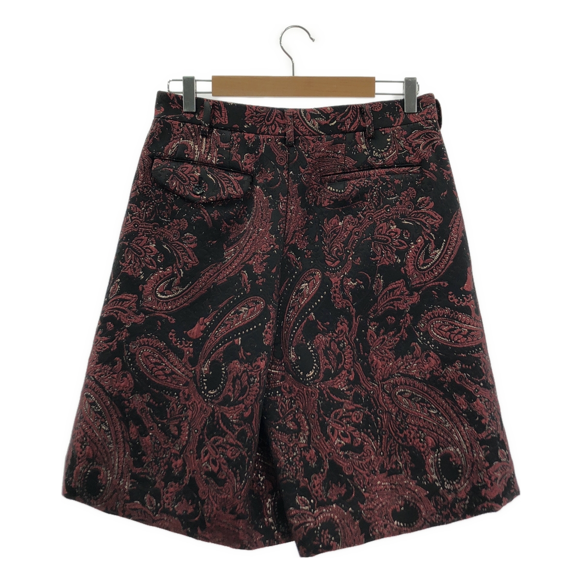 COMME des GARCONS HOMME PLUS / コムデギャルソンオムプリュス 甲冑 総柄 ジャガード 2タック ワイド ショートパンツ ショーツ