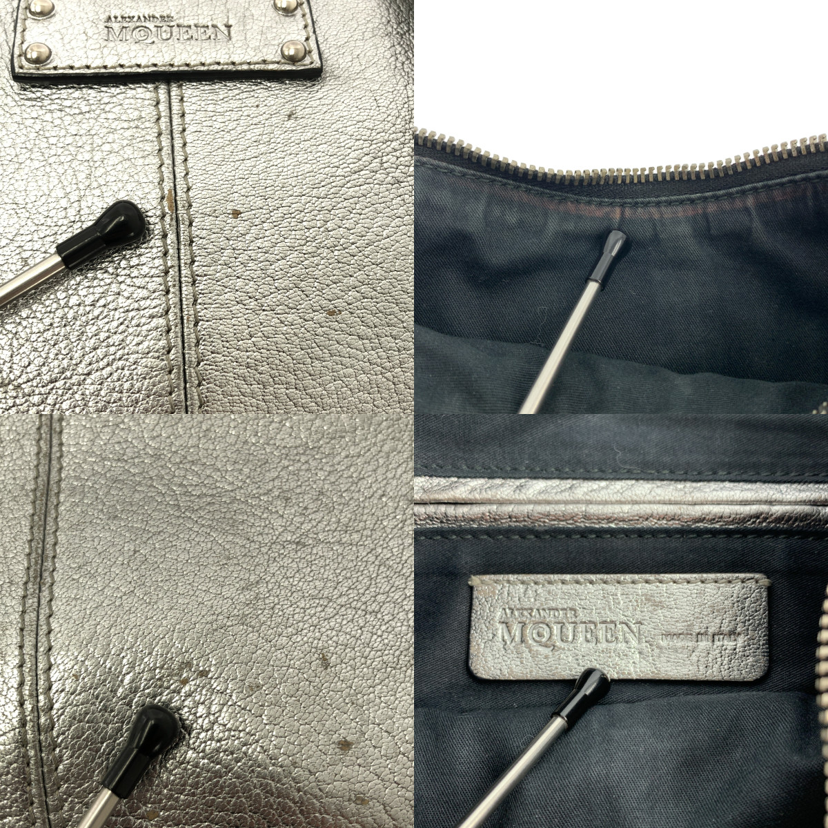 ALEXANDER MCQUEEN / アレキサンダーマックイーン De Manta デマンタ / レザー クラッチバッグ