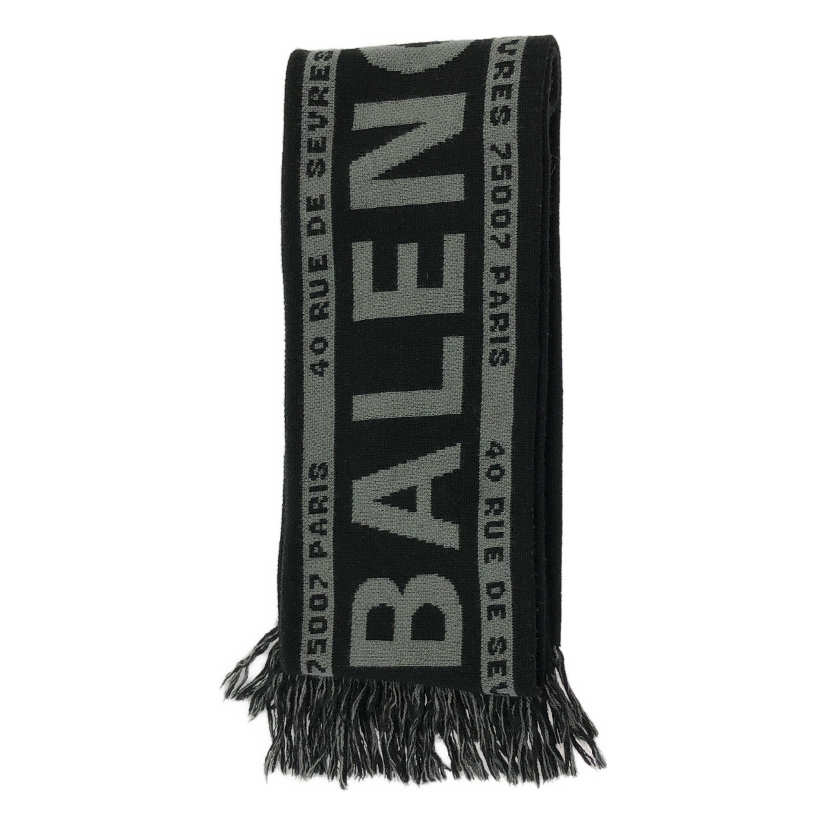 BALENCIAGA / バレンシアガ ロゴ フットボール マフラー