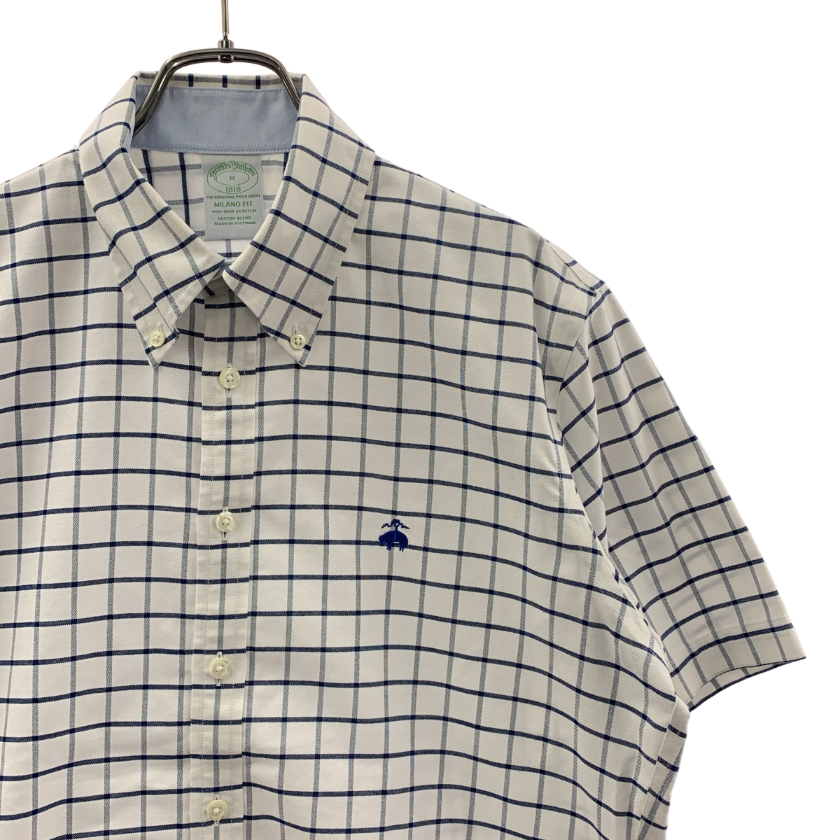 その他 コットン チェック ボタンダウン シャツ