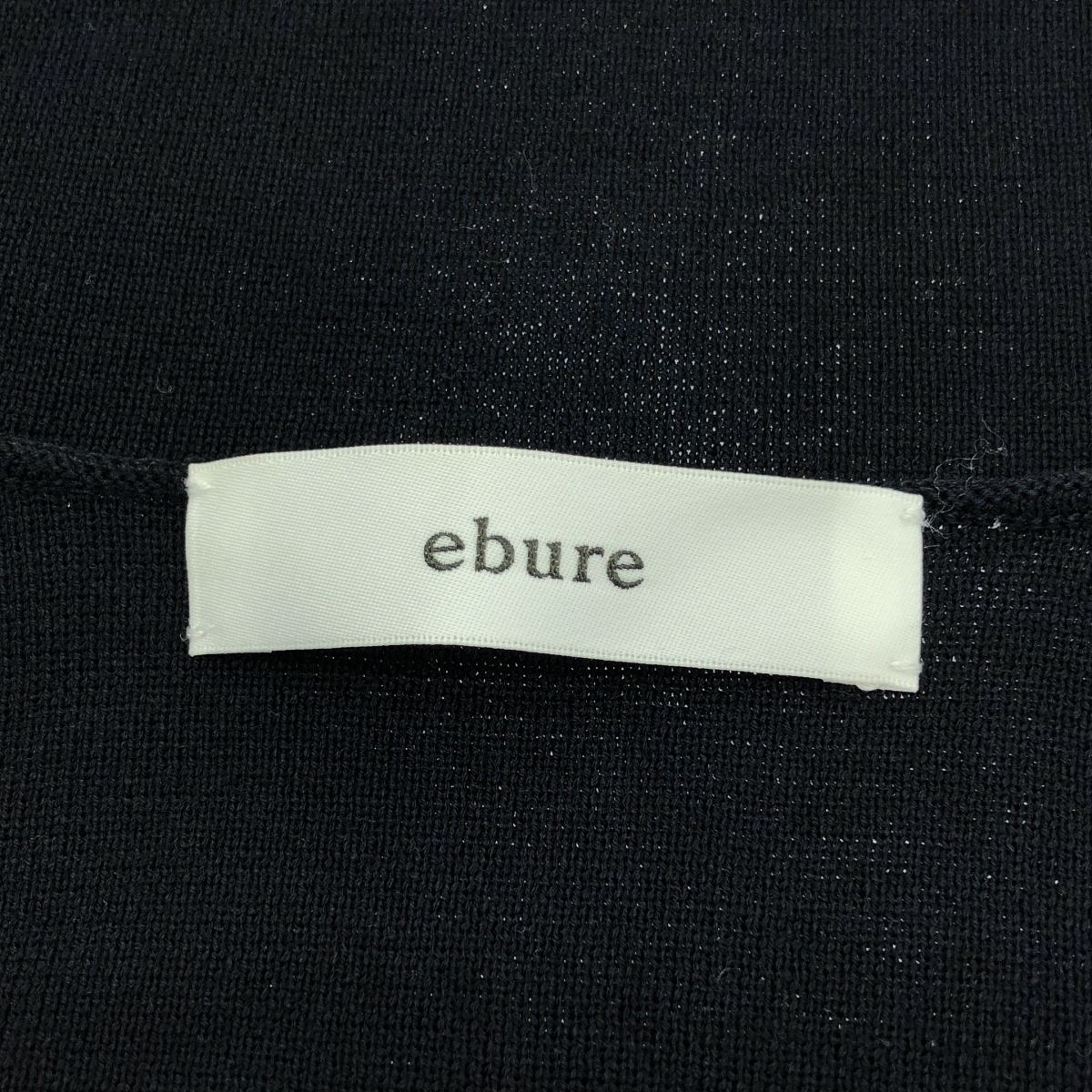 ebure / エブール コットンシルク ニットジャケットカーディガン