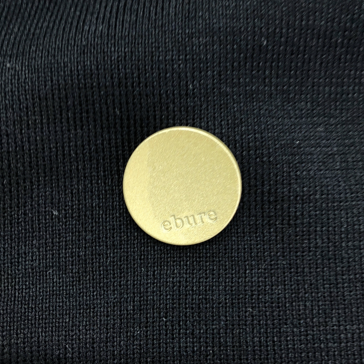 ebure / エブール コットンシルク ニットジャケットカーディガン