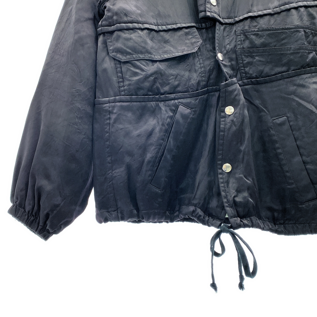 COMME des GARCONS HOMME PLUS / コムデギャルソンオムプリュス Orland / Cupra Satin Coach Jacket バックロゴ 再構築 コーチ ジャケット