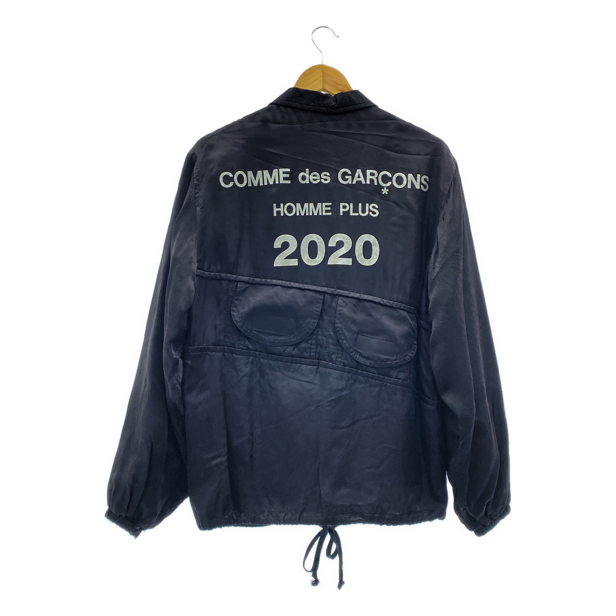 COMME des GARCONS HOMME PLUS / コムデギャルソンオムプリュス Orland / Cupra Satin Coach Jacket バックロゴ 再構築 コーチ ジャケット