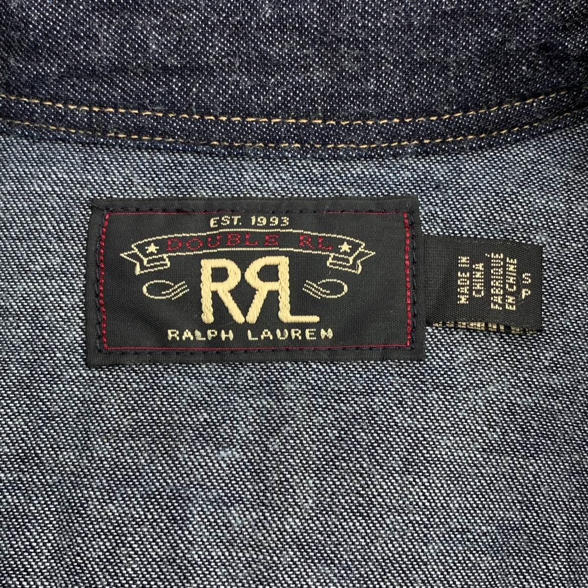 RRL / ダブルアールエル デニム ウエスタンシャツ