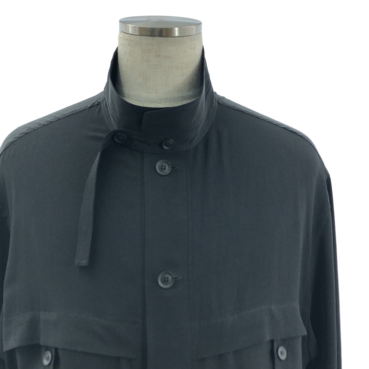YOHJI YAMAMOTO POUR HOMME / ヨウジヤマモトプールオム M-スタンド オーバー シャツコート