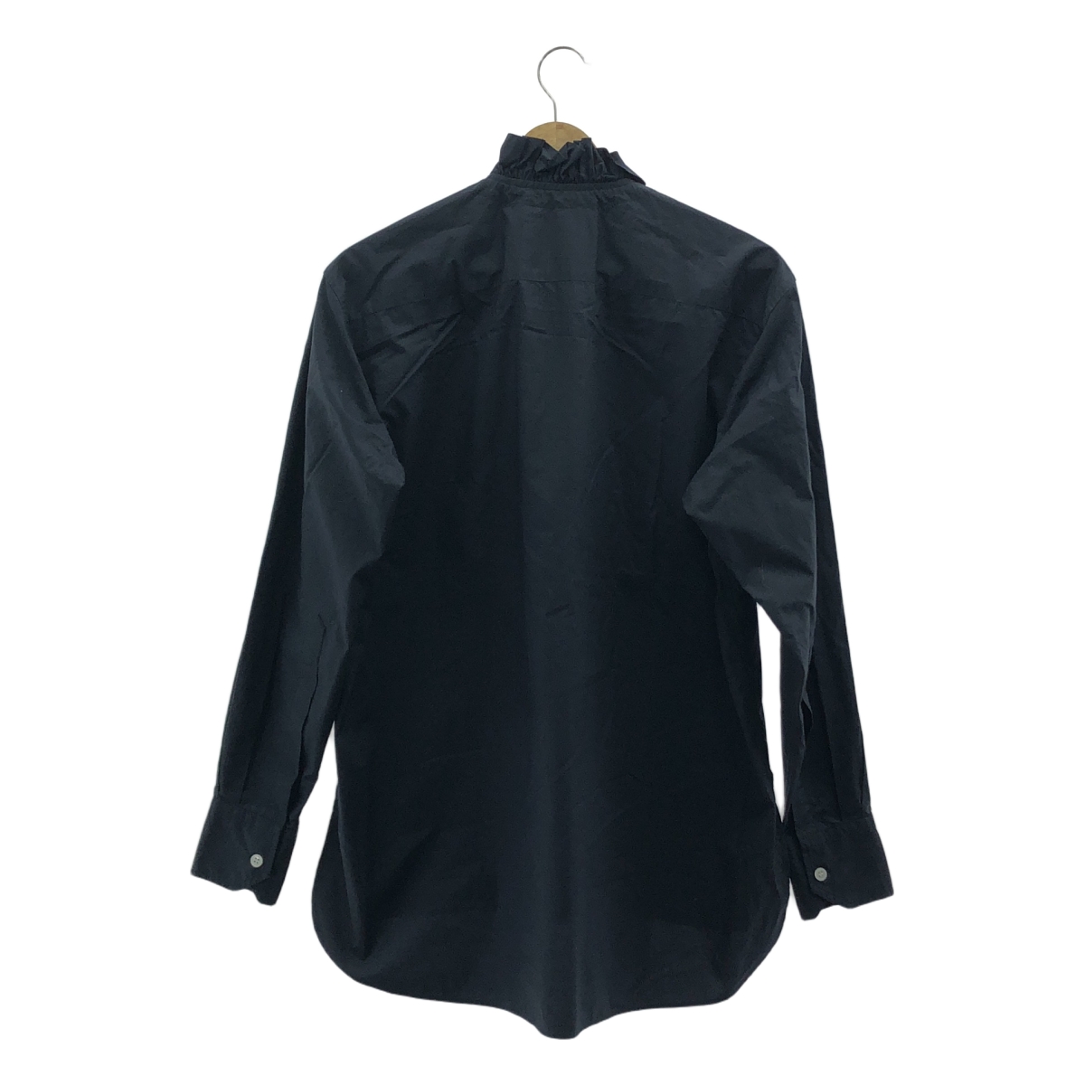 Plan C / プランシー コットン ギャザーネック シャツ