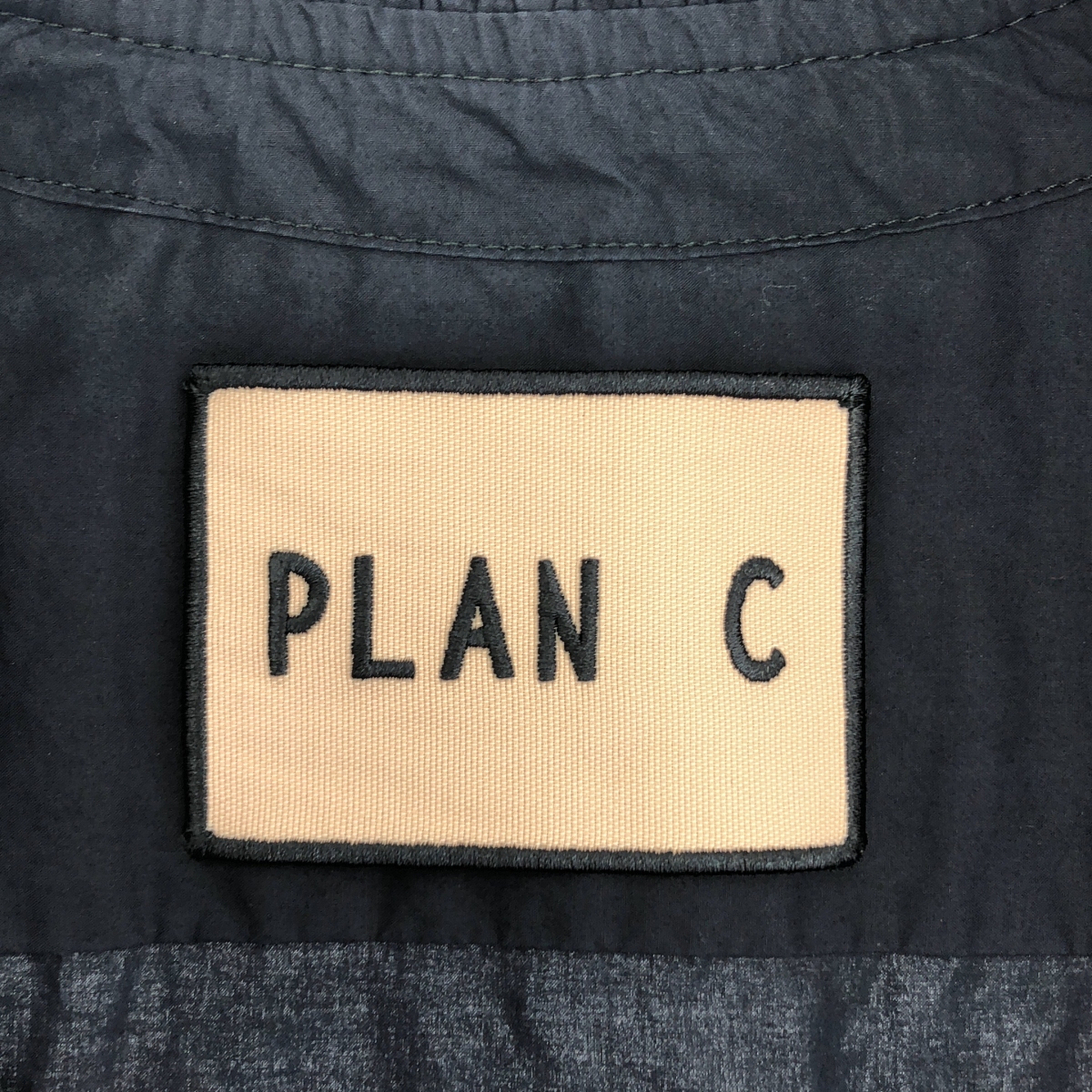 Plan C / プランシー コットン ギャザーネック シャツ