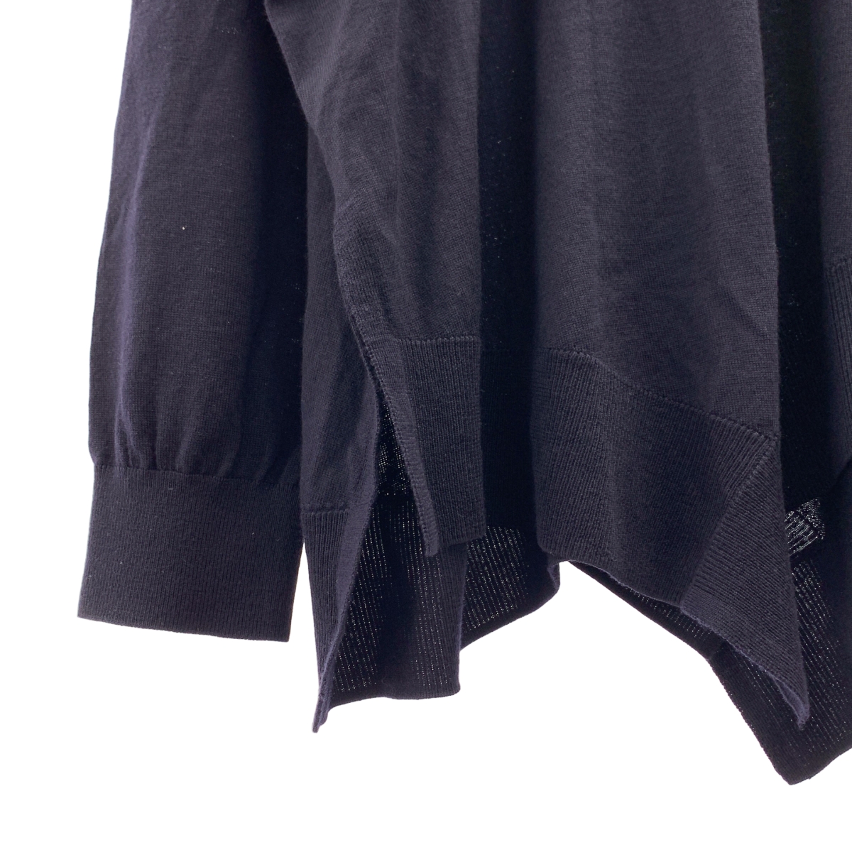 ENFOLD / エンフォルド WAVE-HEM PULLOVER / アシンメトリー オーバーシルエット ニット セーター