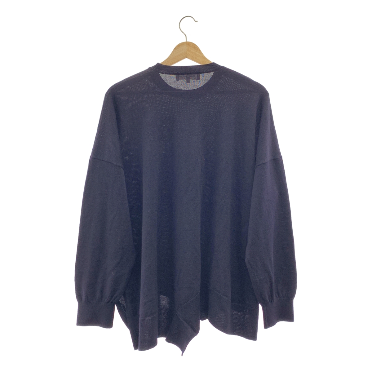 ENFOLD / エンフォルド WAVE-HEM PULLOVER / アシンメトリー オーバーシルエット ニット セーター