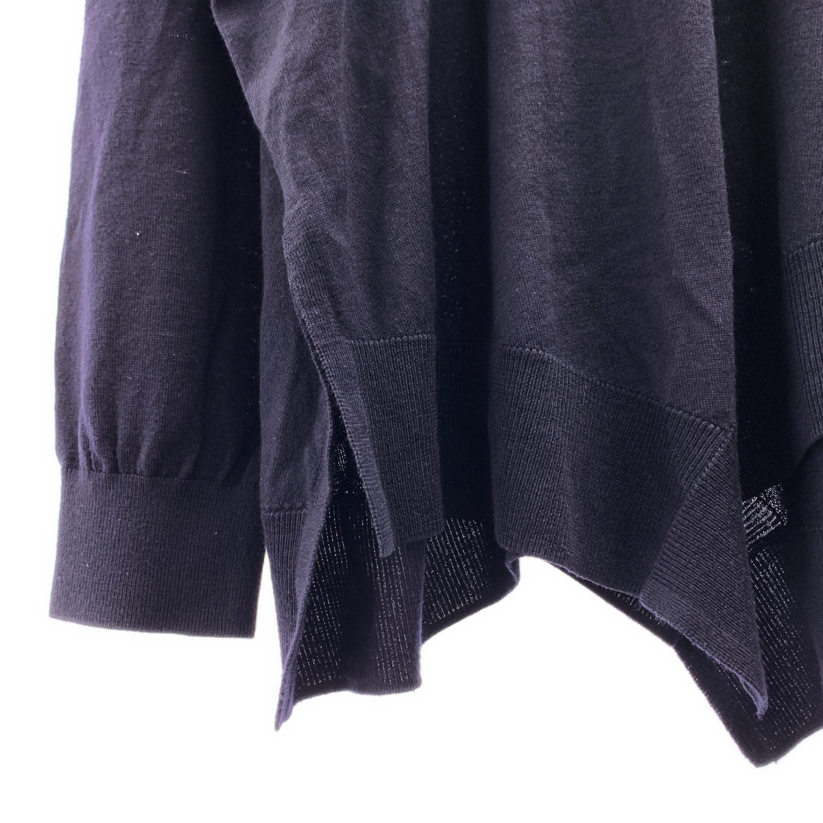 ENFOLD / エンフォルド WAVE-HEM PULLOVER / アシンメトリー オーバーシルエット ニット セーター