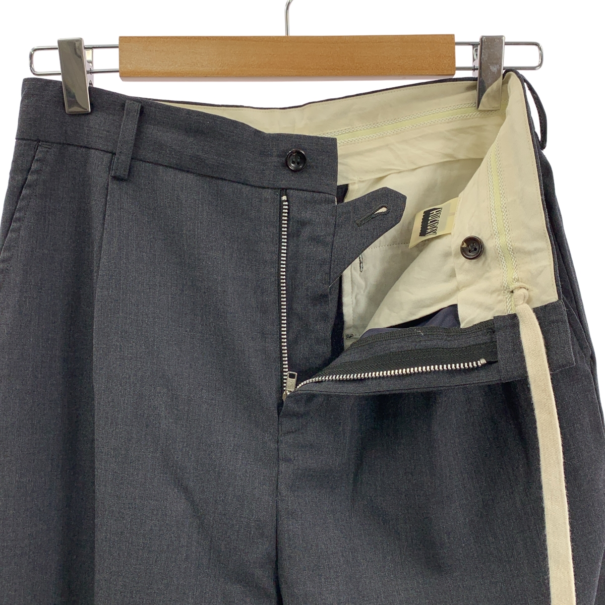 HOLIDAY / ホリデイ WOOL DRAWSTRINGS SLACKS スラックス パンツ