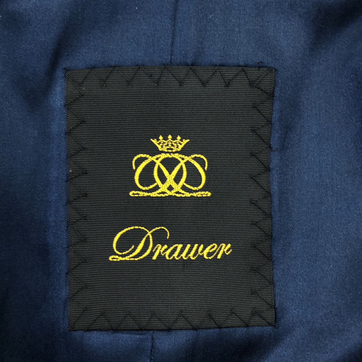 Drawer / ドゥロワー ファー付き レオパード ノーカラー ショートコート / 総裏地