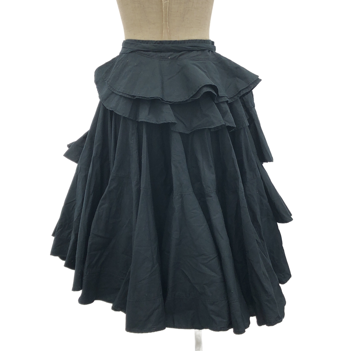 tricot COMME des GARCONS / トリココムデギャルソン フリル ボリューム ラップ 巻きスカート