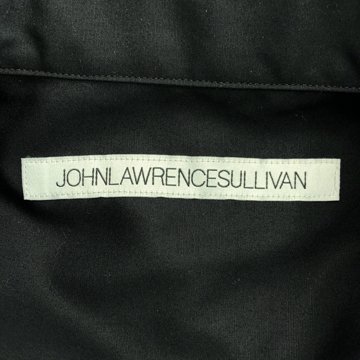 JOHN LAWRENCE SULLIVAN / ジョンローレンスサリバン Broadcloth double sleeve shirt / 変形 ロゴボタン ダブルスリーブ オーバー シャツ