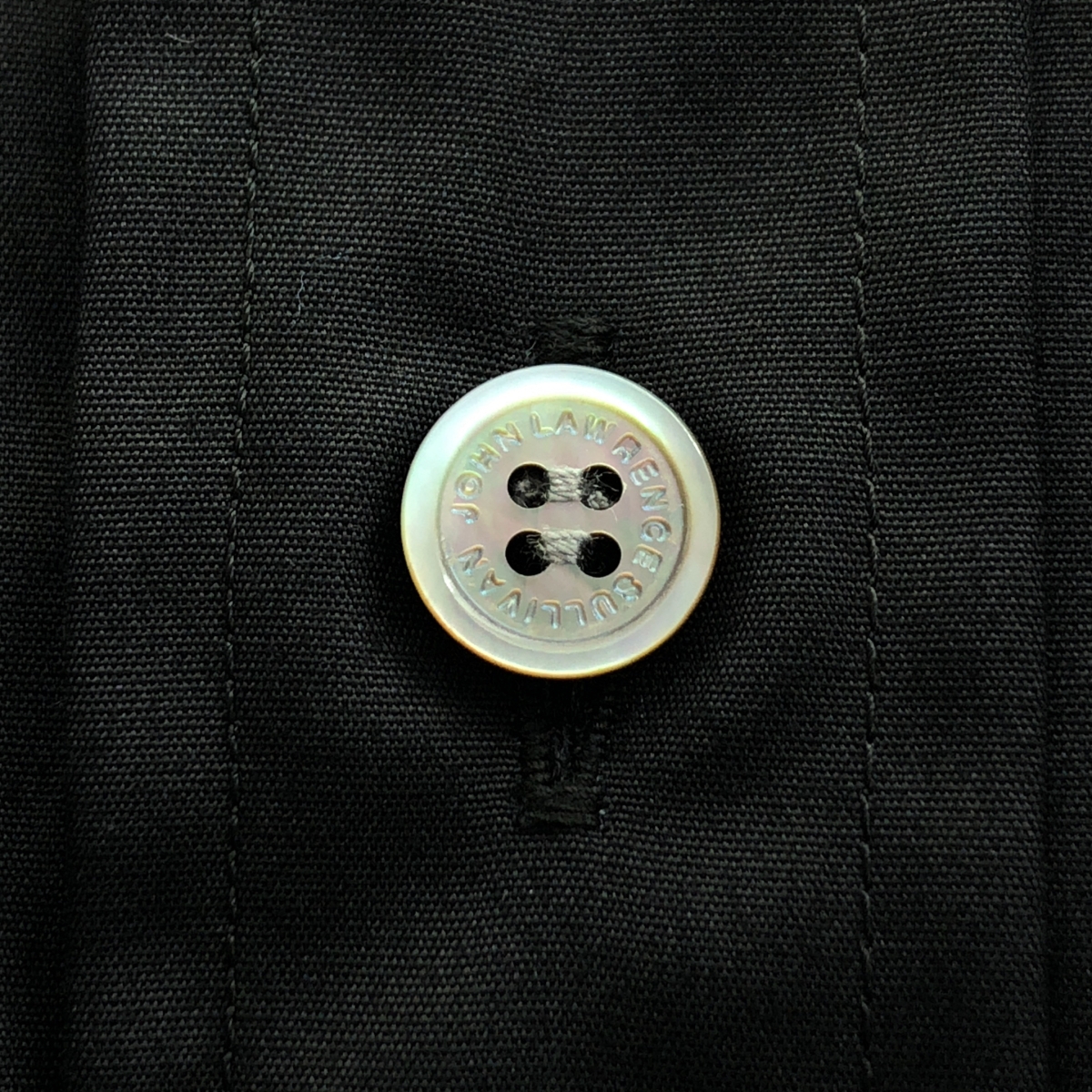 JOHN LAWRENCE SULLIVAN / ジョンローレンスサリバン Broadcloth double sleeve shirt / 変形 ロゴボタン ダブルスリーブ オーバー シャツ