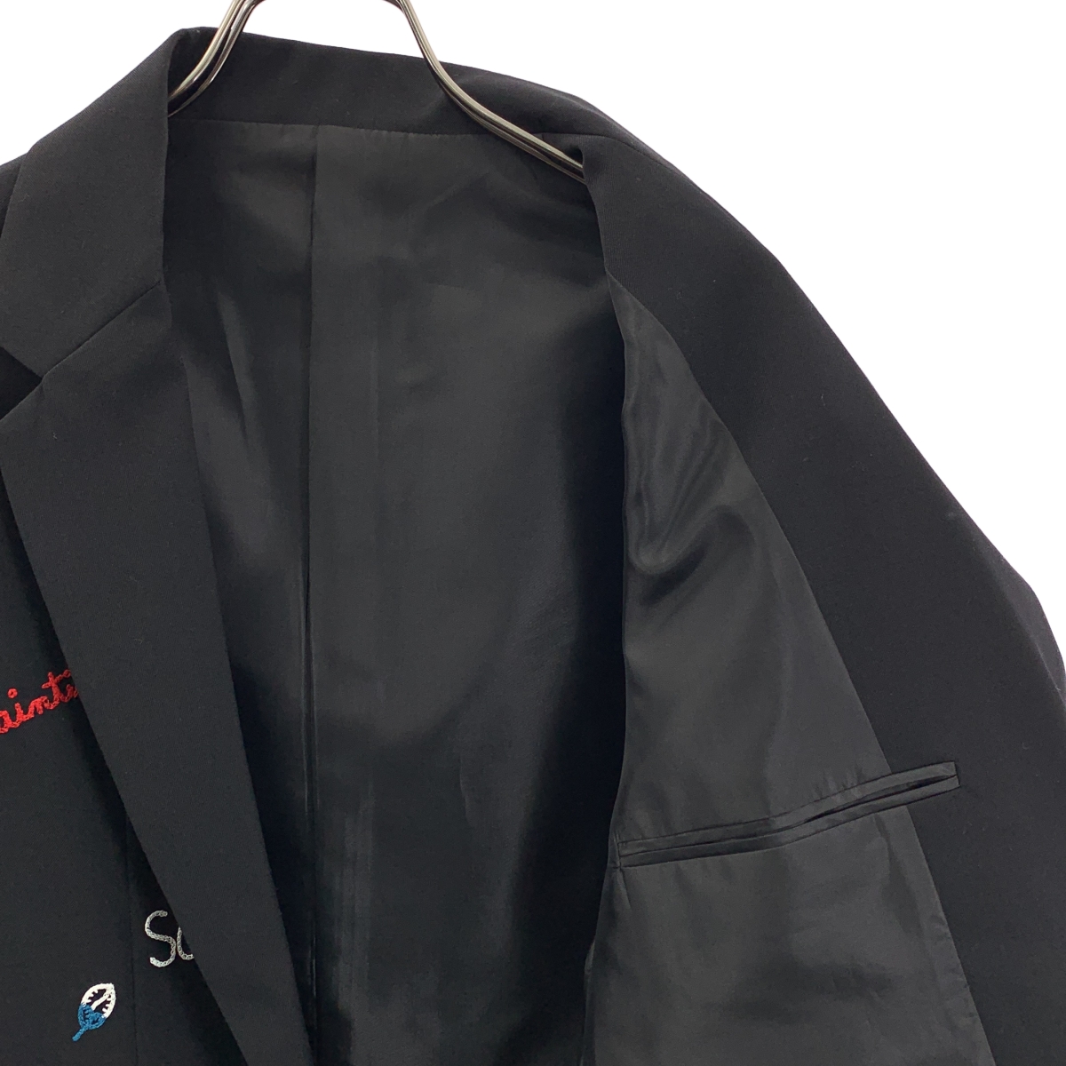 ALMOSTBLACK / オールモストブラック WVN EMBROIDERY JACKET ウール エンブロイダリー ジャケット