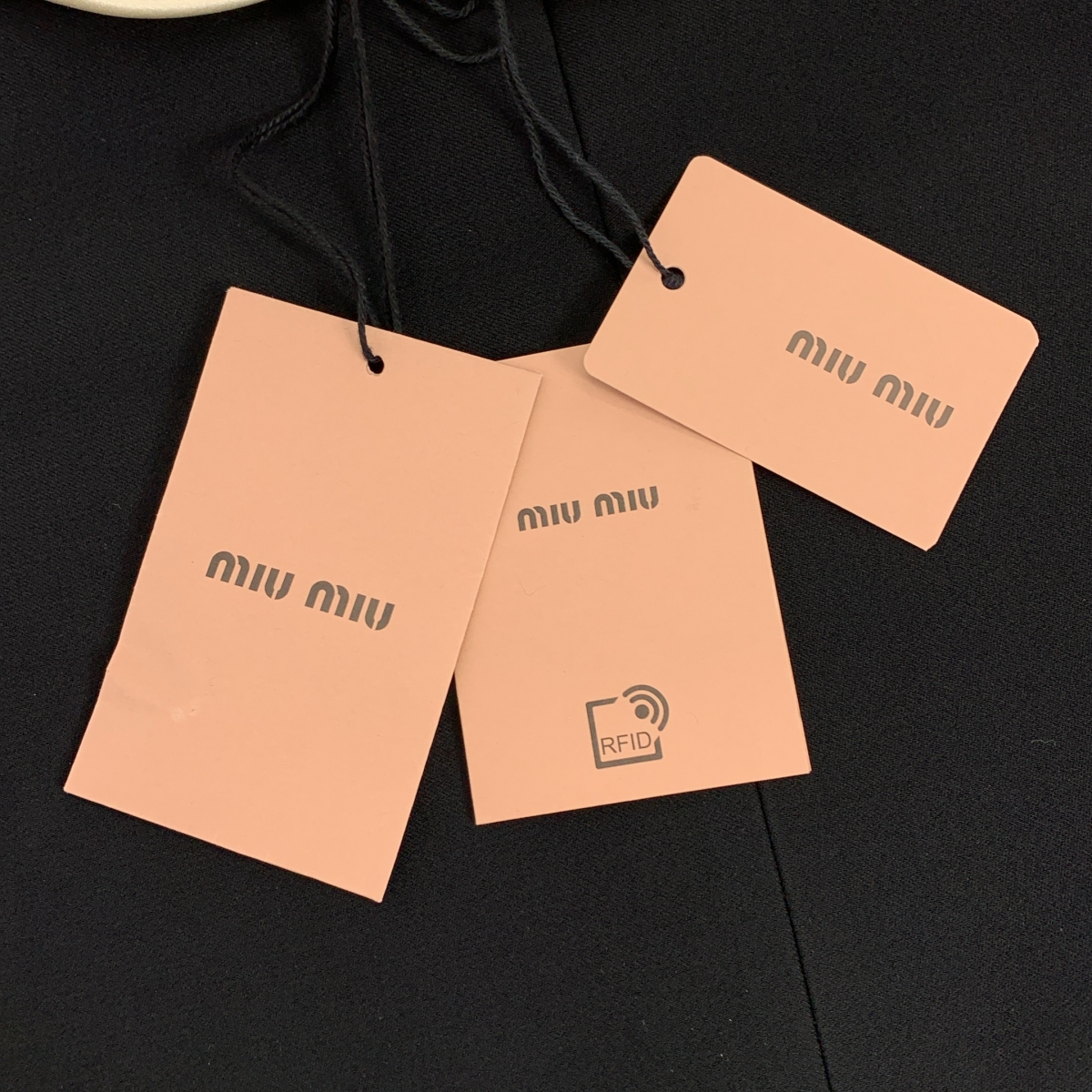 miu miu / ミュウミュウ ラウンドカラー スパンコール リボン ロング ワンピース