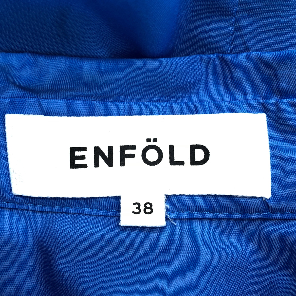 ENFOLD / エンフォルド ROUND-SLIT SHIRT コットン ラウンドスリット シャツ