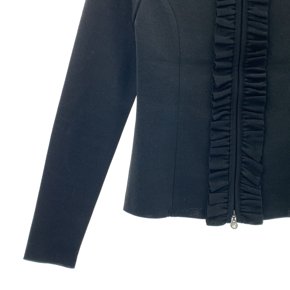 Rene / ルネ パール ニット ジップ カーディガン