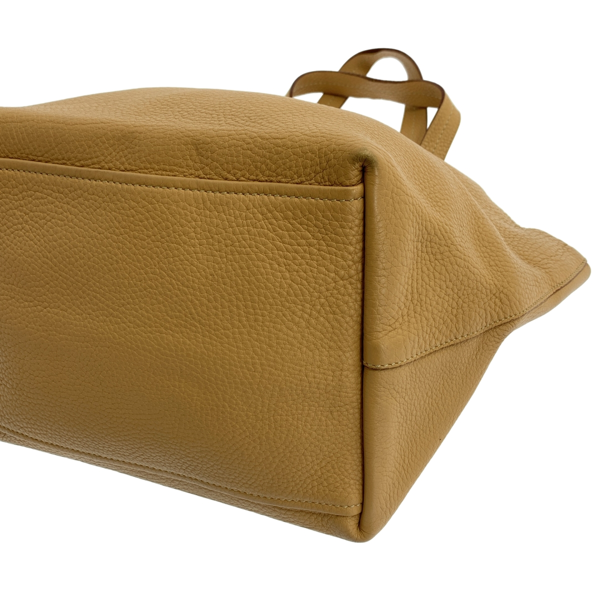 PRADA / プラダ トライアングル ロゴ 三角 プレート レザー トートバッグ